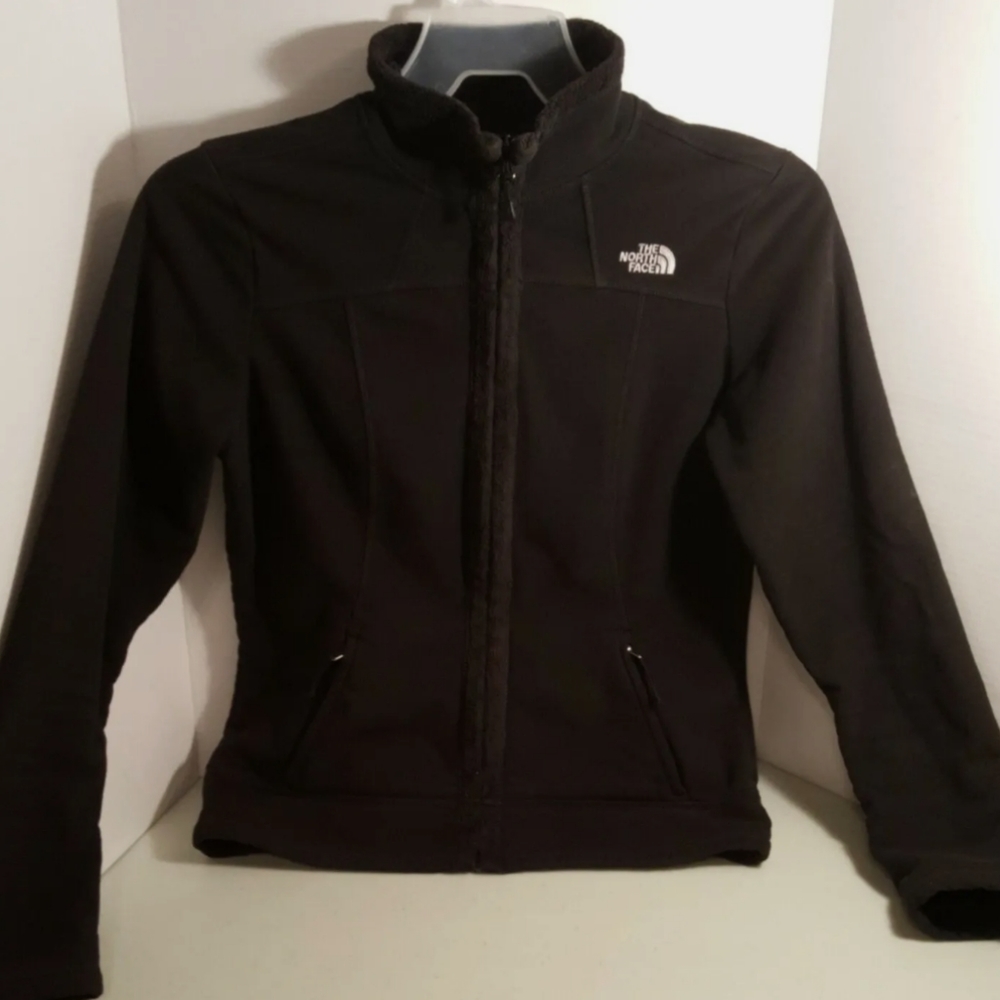 The North Face Jacket Black Morningside Women's Medium Full Zip Fleece Coat